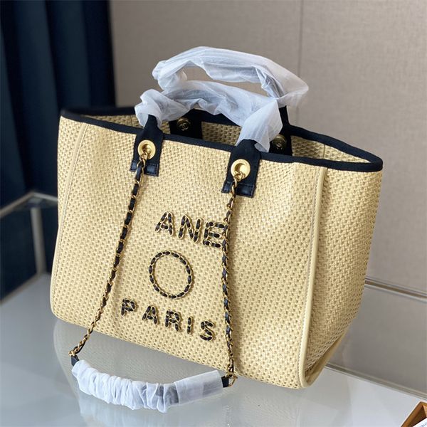 

womens beach bag straw handbags c designer tote bags women shopper crossbody shoulder bag letter large capacity embroidered shopping tote