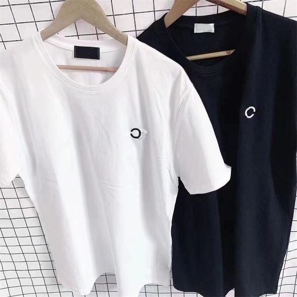 

summer mens women designers t shirts loose tees fashion brands man s casual shirt luxurys clothing street shorts sleeve clothes tshirts, White;black