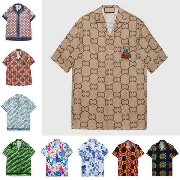 

men's casual shirts luxury royal shirt men 2022 brand short sleeve mens dress baroque floral print party formal camisas hombre, White;black