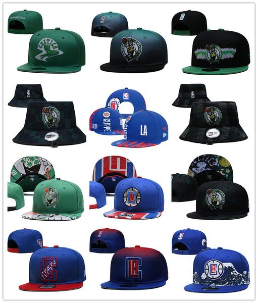 

snapbacks boston''celtics''hat los angeles''clippers''caps basketball hats adjustable fit hat, Black;white