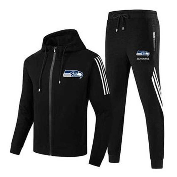 

2021 new zipper shirt printed sweater three bars men's and women's fashion leisure sports suit, White;black