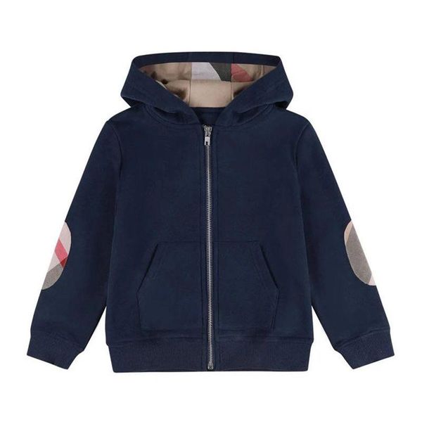 

2021 spring autumn baby boys jackets kids cotton zipper coats children hood248p, Blue;gray