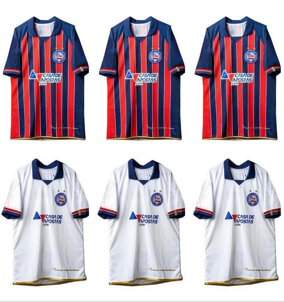 

2022 2023 esporte clube bahia soccer jersey home football shirts clayson rodriguinho soccer uniform jadson daniel jersey camisa bahia 22 23, Black;yellow