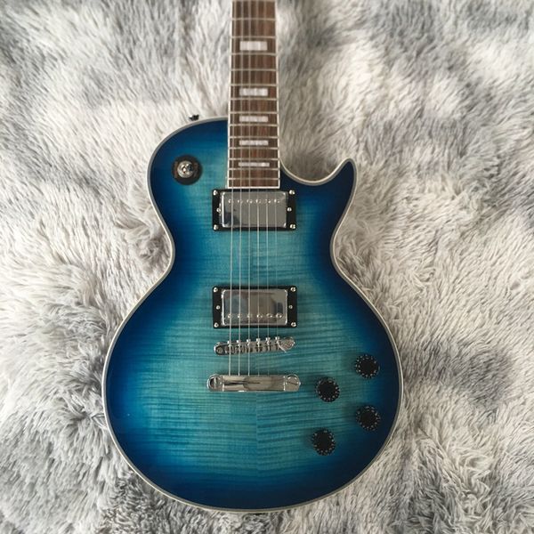 

2022 years popular new arrival electric guitar wholesale from china rose wood fingerboard maple flame on guitar nahogany wood body