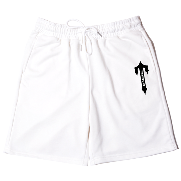 

men's shorts summer men trapstar basic baseball world five-point board fitness sports workout beach short pants tracksuit v2c0, White;black