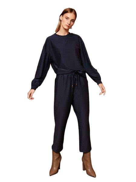

motf premium cotton cropped drawstring sweatpants o5cf#, Black;white