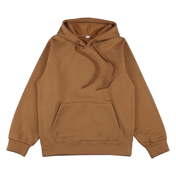 

15 colour casual brown apricot purple green hoodie hip hop street wear sweatshirts skateboard menwoman pullover hoodies male 220721, Black