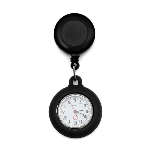 

nurse pockets watch fashion women's watches round numeral analog quartz nursing brooch doctor pocket adjustable watch accessories with, Slivery;golden