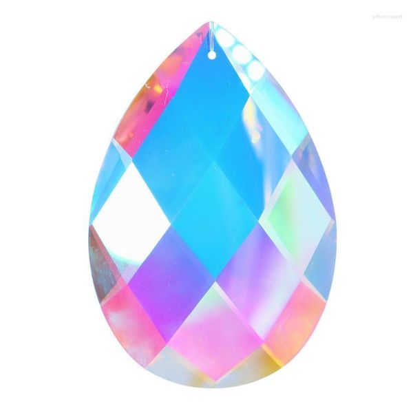 Altro Lampadario di cristallo colorato Gocce Pendenti Prismi Appesi in vetro Acchiappasole Decorazione per auto a casaAltro Edwi22
