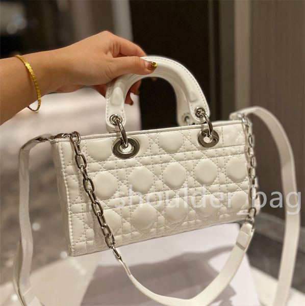 

shoulder bag horizontal version underarm diana bag fashion women luxury handbags practical metal hanging decoration elegant classic bags fol