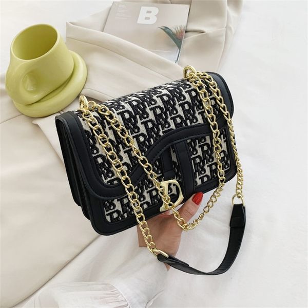 

purses us senior new korean version foreign style versatile net red ins single shoulder messenger chain small square bag women