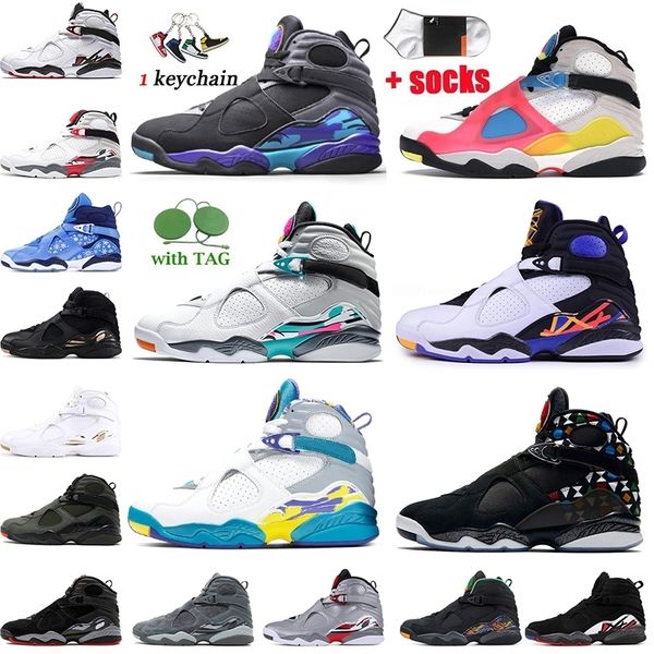 

jumpman 8 8s mens basketball shoes trainers se white multicolor south beach countdown pack chrome bred ovo black snowflake cool