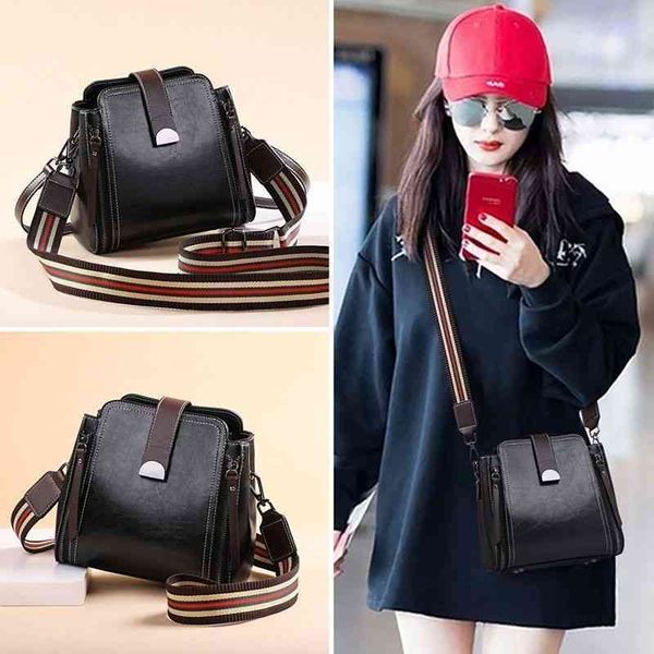 

55% off autumn new fashion versatile style soft leather single messenger bag bucket luxury designer handbag shoulder bags