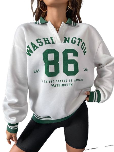 

letter graphic drop shoulder sweatshirt m5fo#, Black