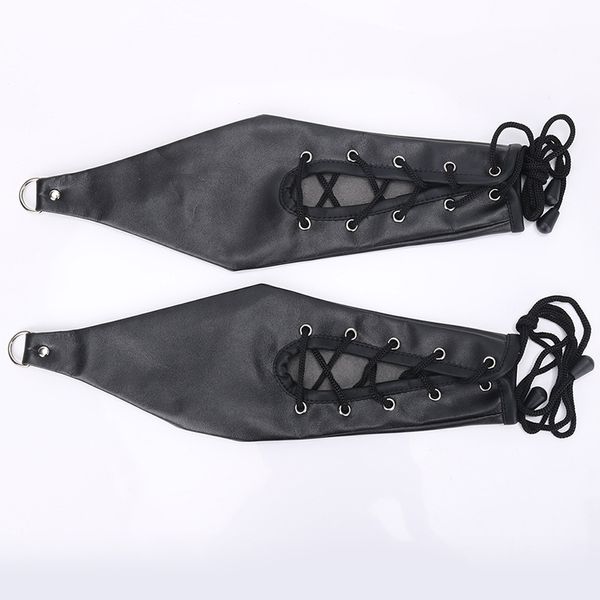 Maryxiong Pu Couro de Couro Handage Restrição Mangas Luvas Fetiche Use Produto Sexy BDSM Toy for Women Adult in Game