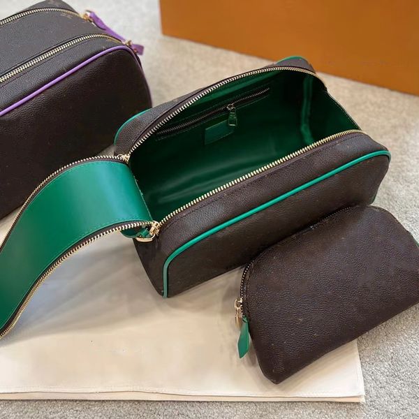 

cosmetic bags women travelling toilet bag designer lady classic wash pack large leather pouch makeup package toiletry bags ladies cluch purs