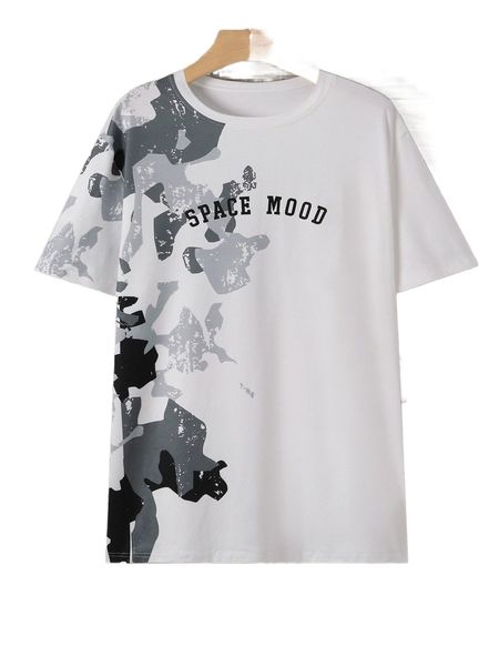 

men letter graphic tee i8vu#, White;black