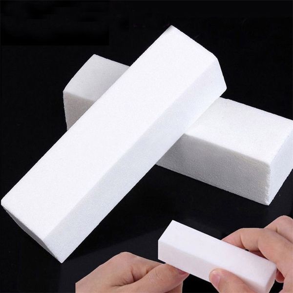

10pcs white ing sanding files block pedicure manicure polisher nail art er polishing tools 220707
