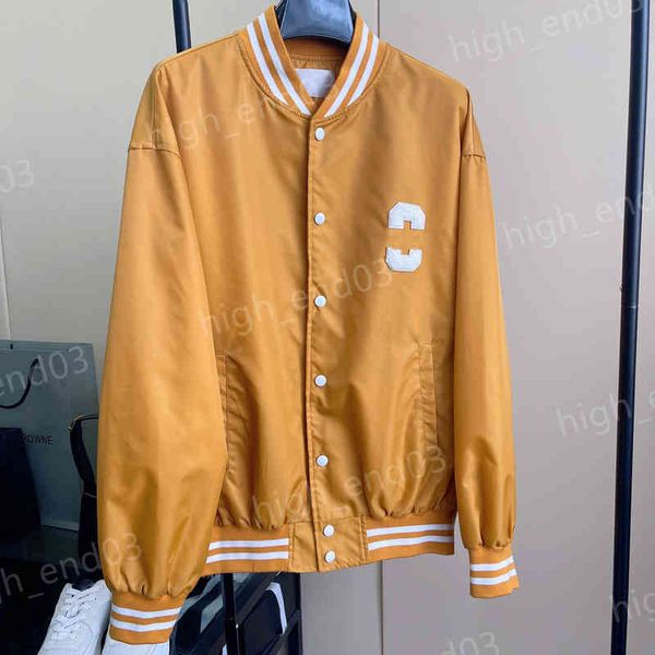 

designer baseball uniform jackets womens and men ce 22ss classic brand letter logo jacket embroidery comfortable fabric jackets luxury women, Black;brown
