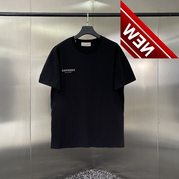 

2022 summer new fog short sleeve t-shirt season 8 high street double thread essentials casual loose large, White;black