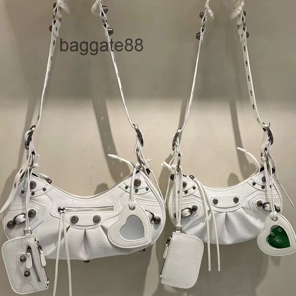 

designer bags balencaigas's b home le cagole leather women's 2022 locomotive one fold armpit single shoulder messenger bag hzbl