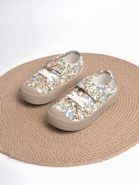 

boys floral pattern skate shoes she, Black