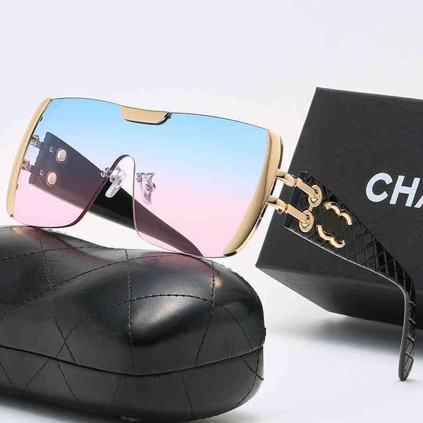 

designer channel sunglass cycle luxurious fashion eyewear new metal vintage baseball sun glasses, White;black