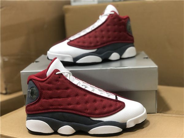 

shoes 13 xiii red flint basketball jumpman 13s outdoor sports sneakers eu40-47.5, White;red