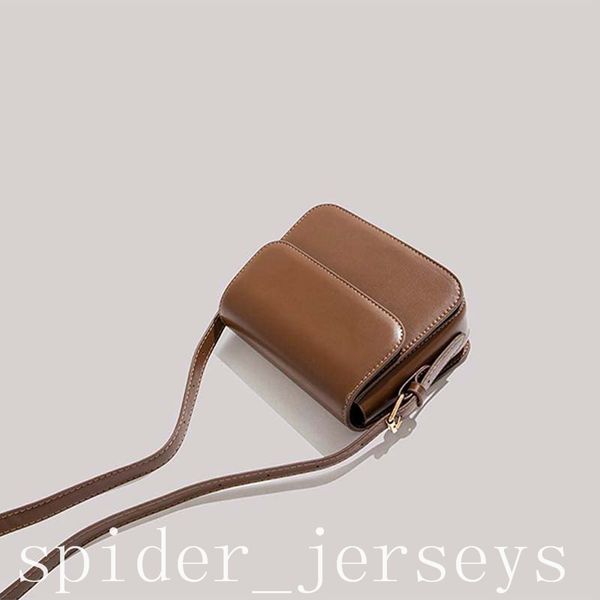 

women's bag 2021 new high-end sense niche caramel small square bag messenger bags 9109, Black;red