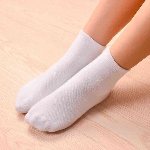 

6pairs/lot children boys girls cotton above ankle sport socks soft sweat plain stitch athletic spring autumn winter white l220716, Pink;yellow