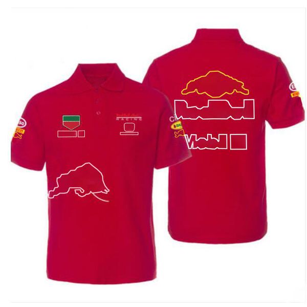 

f1 racing t-shirt new team short-sleeved polo shirt same style customization