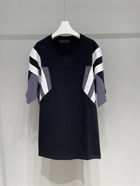 

21ss euro siz t shirt casual black man and woman tee, White;black