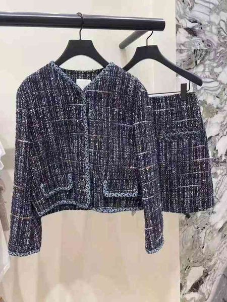 

women's knits tees legal system s family's product in autumn and winter of small fragrance coarse tweed short coat high waist a-sh, White