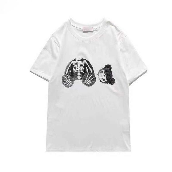 

2022 selling men luxury designer t shirt trapstar summer mens and womens cotton t shirts loose couples french simple letters fashion hip hop, White;black