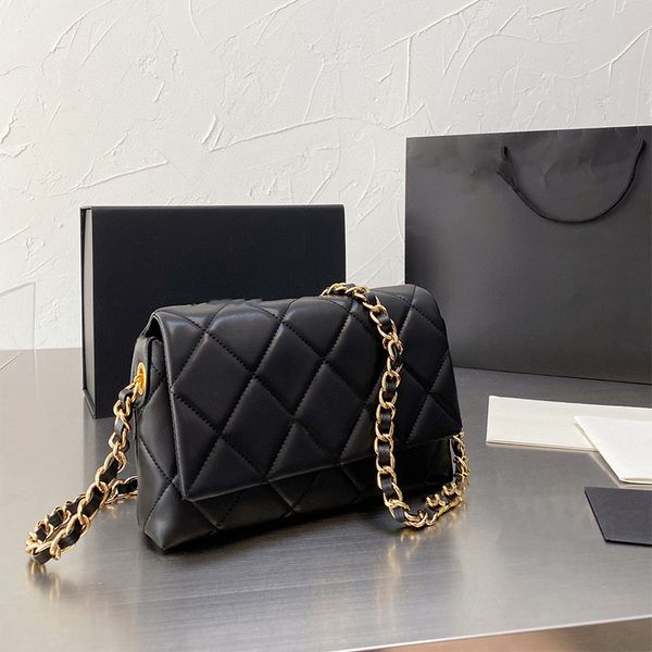 

fashion quilted luxury bag latest letter chain underarm bag crossbody designer bags designers women handbag shoulder purse classic leather v