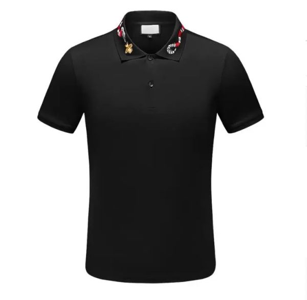 

summer mens fashion polos tshirt men casual t shirt embroidered short sleeve cotton polo shirt high street collar business or for9859961, Black;brown