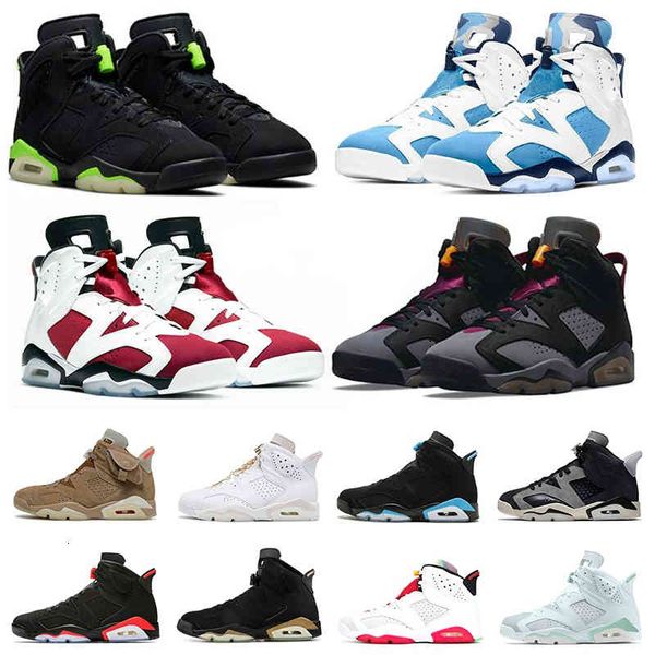 

6s men basketball shoes unc electric green carmine british khaki infrared reflective gold hoops dmp oreo black cat tech chrome mens sports