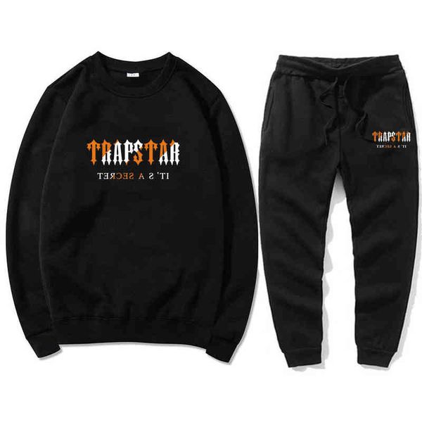 

designer mens hoodie tracksuit round collar suit long sleeve jacket fashionable brand casual sports fashion twopiece set, Gray