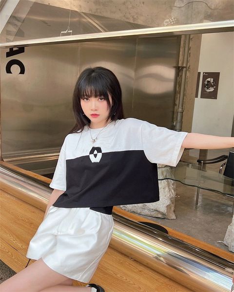 

women's two piece pants black white assorted colors sweat suit t-shirt with short set gym outfit fashion letter printing tracksuit cott