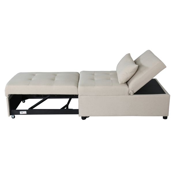 

classic living room bedroom office folding ottoman sofa bed suitable for any scene blue beige sofas bed