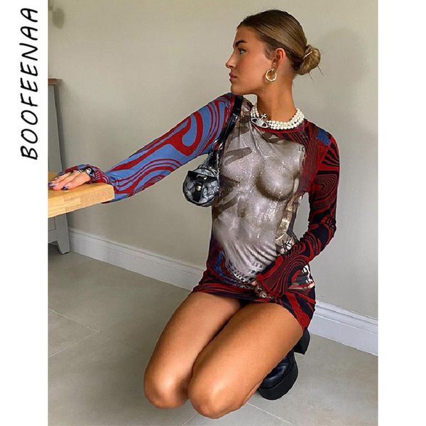 

boofeenaa 3d abstract printed two piece sets womens outifits y2k aesthetic graphic t shirts mini skirts clubwear c96 cf22 220714, White