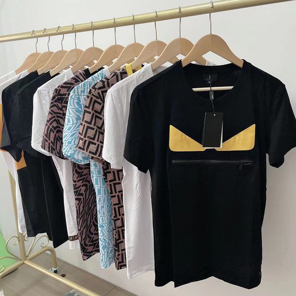 

men's t-shirts 2022 mens designers t shirt man womens tshirt with letters print short sleeves summer shirts men loose tees asian size m, White;black