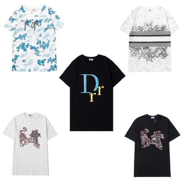 

new mens designer t shirt paris fashion tshirts summer pattern t-shirt male 100% cotton 88, White;black