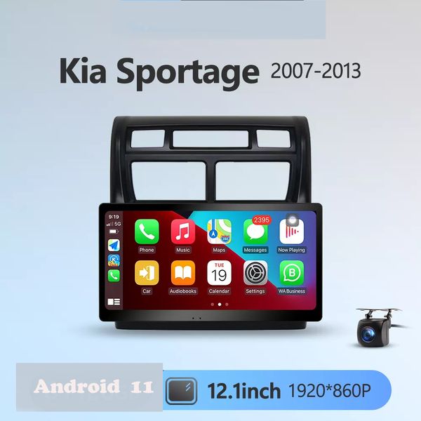 10,1 дюйма HD LED Full Touch Screen Android Car Video GPS Navigation для Kia Sportage 2007-2013 Stereo System