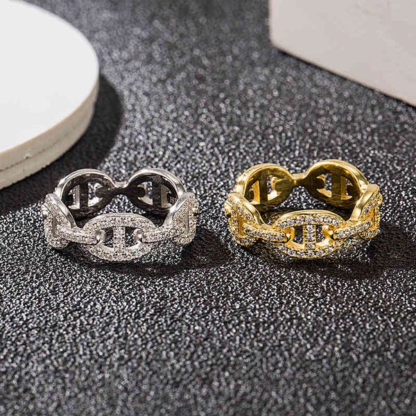 

light luxury zircon micro inlaid ring s925 sterling silver us design jewelry