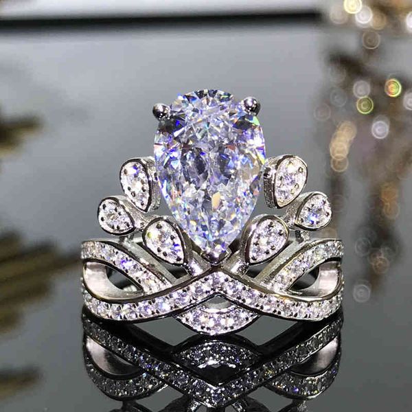 

925 sterling silver marquise cut created 5*7 moissanite gemstone wedding engagement romantic ring for women fine jewelry, Slivery;golden