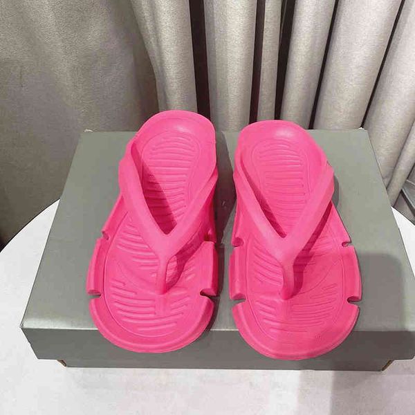 

home slippers b comfortable women's summer slippers fashionable flip flops flat and simple series, Black