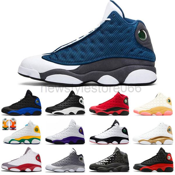 

2021 13 13s jumpman basketball shoes flint hyper royal aurora green reverse he got game playground mens trainers sports sneakers