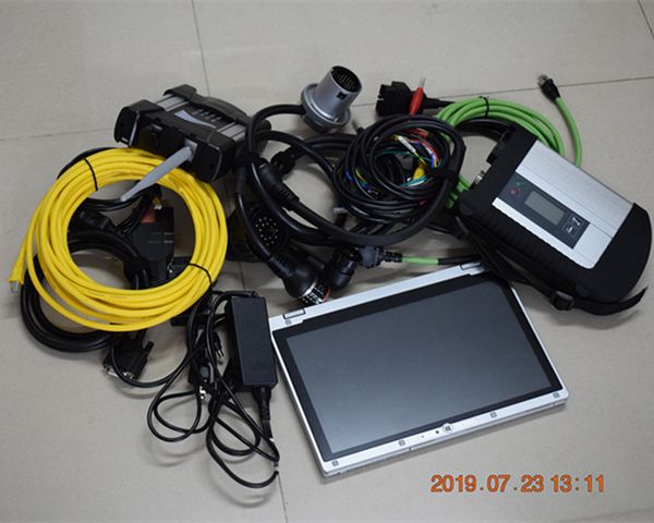 

03-2022 super 2in1 diagnostic tool for bmw icom next wifi for sd connect mb star c4 with cf-ax2 lap8g toughbook ready use