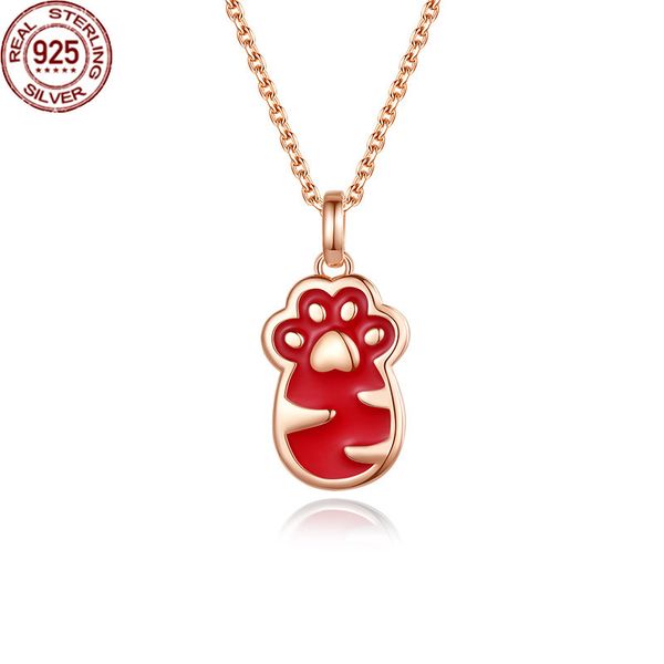 

new 2022 s925 silver zodiac tiger red rope bracelet female benmingnian temperature sensitive color changing necklace girl bridal wedding